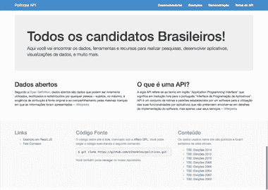 Políticos API